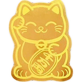 Miếng dán điện thoại vàng 24K Mèo Chiêu Tài - ANCARAT
