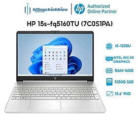 Mua Laptop HP 15s-fq5160TU 7C0S1PA i5-1235U | 16GB | 512GB | 15.6  FHD | Win 11 Hàng chính hãng