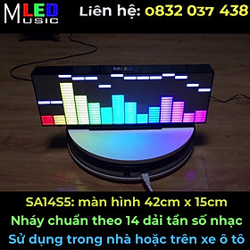 Dàn đèn Music LED nháy theo tần số nhạc 14 cột SA14S5