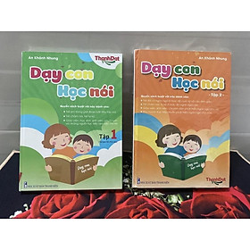 Combo 2 bộ học liệu dạy con học nói