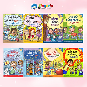 Bộ Sách Kỹ Năng Học Đường: Bài Kiểm Tra Ư ? Chuyện Nhỏ + Bài Tập Về Nhà Ư ? Chuyện Nhỏ + Bệnh Trì Hoãn Ư? Đừng Sợ + Căng Thẳng Ư? Đừng Sợ + Sắp Xếp Mọi Thứ Ư? Chuyện Nhỏ + Bắt Nạt Học Đường Ư? Đừng Sợ + Mắc Lỗi Ư? Đừng Sợ + Cư Xử Đúng Mực Ư? Chuyện Nhỏ