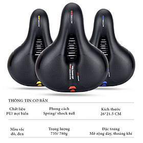 Yên xe đạp thể thao siêu êm, thoáng khí, chống nước