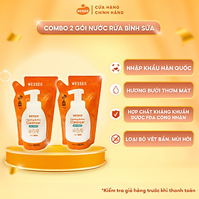 Combo 2 nước rửa bình sữa  (Gói)