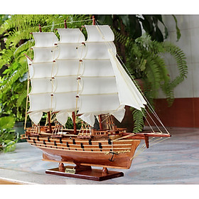 Mua Thuyền gỗ trang trí  thuyền buồm phong thủy Napoleon dài 1m