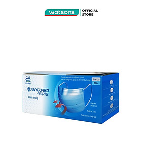 Khẩu trang y tế cao cấp anyguard loại lớn dành cho nam nữ 50 cái/ hộp