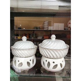 Mua Nồi hâm nóng thức ăn bằg sứ