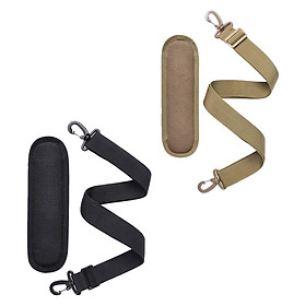 2Pcs Shoulder Strap Replacement with Thick Soft Pad Durable for Luggage