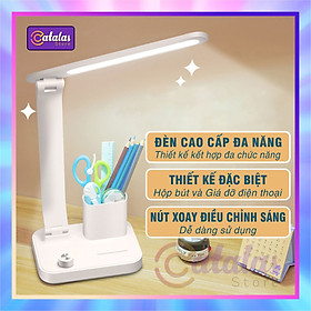 Mua Đèn Bàn Học  Đọc Sách Bảo Vệ Mắt HBC24  Hộp Đựng Bút  Đèn Chống Cận  Ba Chế Độ Sáng  Làm Việc Tối ưu Chất Lượng Cao