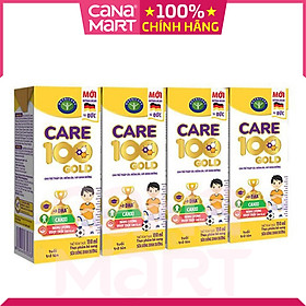 Thùng sữa nước Nutricare Care 100 GOLD cho trẻ thấp còi, biếng ăn từ 1