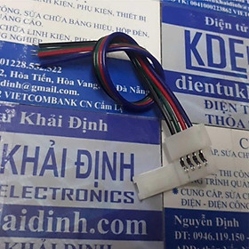 Mua 5 dây nối led RGB  1 đầu nhựa 4P  dài 16cm kde4465