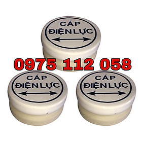 Mua mốc sứ báo cáp mốc sứ cảnh báo cáp điện lực mốc sứ cáp điện ngầm