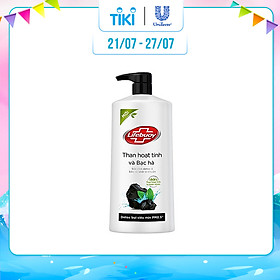 Sữa tắm detox bụi mịn Lifebuoy Than Hoạt Tính và Bạc Hà 850G