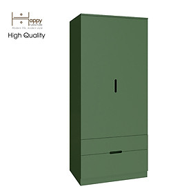 Mua  Happy Home Furniture  MOLLY  Tủ quần áo 2 cánh mở - 2 ngăn kéo  76cm x 54cm x 176cm ( DxRxC)  TCM_107