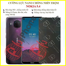 Dán chống nhìn trộm dành cho  Nokia 5.4 - Dán cường lực dẻo nano 9H+