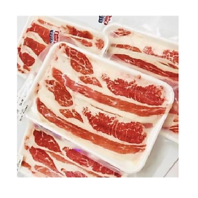 Ba chỉ Bò Mỹ dải 500gr- Khay