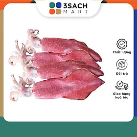 Mực ống size lớn size 2 - 5 conkg - Mực Quy Nhơn - 500 gram