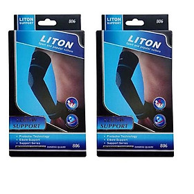 Combo 2 chiếc bó khuỷu Bảo vệ khuỷu tay Liton cao cấp thethao360