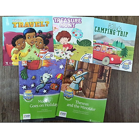 [Download Sách] Combo 5 truyện đọc ISS Readers 4: Billy's Camping Trip, Treasure Hunt, Where Do You Want to Travel?, Moony Goes on Holiday, Theseus and the Minotaur