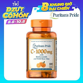 >> BÁO GIÁ Vitamin C 1000mg Injection | Shopee Lazada Sendo Tiki mới nhất 8 Vitamin C 1000mg 100 viên giúp hỗ trợ tăng cường sức đề kháng, ngăn ngừa cảm cúm, hỗ trợ hệ miễn dịch của Puritan's Pride