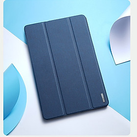 Bao Da Cho Samsung Galaxy Tab S9, S9 Plus, S9 Ultra, S9 Fe, S9 Fe Plus Chính Hãng Dux Ducis Domo Có Khay Đựng Bút Tiện Lợi- Hàng chính hãng - SamSung Tab S9 Ultra - Màu Xanh
