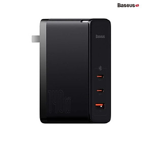 Mua Củ Sạc Nhanh Baseus GaN5 Pro Fast Charger 140W (kèm cáp C to C   Type C*2 + USB  PD/ QC4.0/ QC3.0/ AFC/ FCP Quick-Charger) Hàng chính hãng