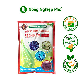 Tinh vôi sát khuẩn và cải tạo cho đất trồng - Gói 1kg