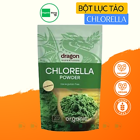 Bột tảo Spirulina và Chlorella hữu cơ 200g - Dragon Superfoods