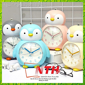 Mua Đồng hồ báo thức chú chim cánh cụt hoạt hình dễ thương ngẫu nhiên