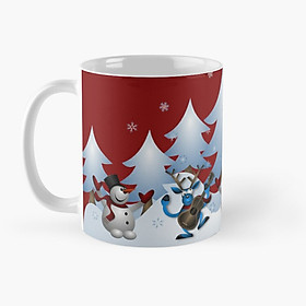 Cốc in hình Giáng sinh Merry Christmas