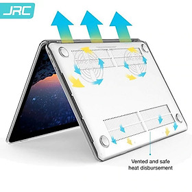 Hình ảnh Ốp trong suốt JRC dành cho Macbook M1 có khe tản nhiệt- Hàng chính hãng