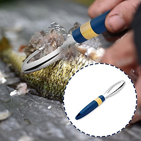 Stainless Steel Two-Way Fish Skin Brush Fast Remove Fish Scale Scraper Planer Tool Fish Scaler Knife Clean Cook Accessorie