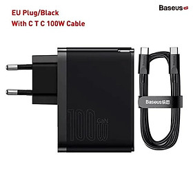 Mua Sạc Nhanh Công Suất Cao Baseus GaN5 Pro Fast Charger C+U 100W Kèm Cáp C to C ( Hàng Chính Hãng)