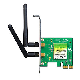 Card mạng thu WiFi TP-Link TL-WN881ND khe cắm PCIe 2 râu - Hàng Nhập Khẩu