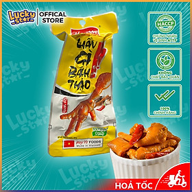 Hình ảnh sách Chân gà cay bách thảo Việt Nam - đồ ăn vặt siêu ngon gói 40g, chân gà sạch Hey Yo đảm bảo ATTP