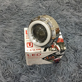 Đèn led Ô Tô U12 nhiều màu độ , Nhân sáng Projec siêu sáng 18W ( 3 CHẾ ĐỘ :PHA - CỐT - PASSING) - A89-U12