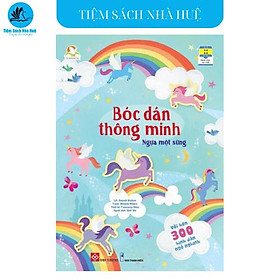 Sách Bóc dán thông minh - Ngựa một sừng - Dành cho bé từ 3-8 tuổi - Đinh Tị