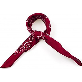 Khăn Bandana (Khăn Turban EXO) Màu Đỏ Đô - Mã B007