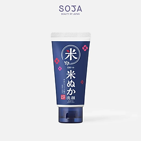 Sữa Rửa Mặt Cám Gạo Dưỡng Sáng Da Rosette Edo Cosme Rice Bran Face Wash 120g