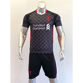 Bộ Quần Áo Bóng Đá CLB Liverpool Đen - Đồ Đá Banh Mới Nhất 20-21