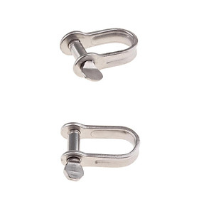 5/6mm Marine 304 Stainless Steel Chain Shackle for Anchor Chain Towing Sailing Hardware