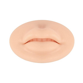 3D Silicone Lip Practice Skin Durable Waterproof for Training Accessories