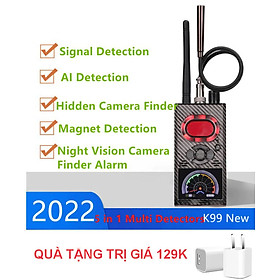 Mua K99 - Máy Dò 5 Trong 1 Phát Hiện Camera Quay Lén  Máy Ghi Âm  Thiết Bị Định Vị GPS Phiên Bản Mới Nhất Năm 2022 - Bản Nâng Cấp Của K18 và K68 - Kèm Củ Sạc IP