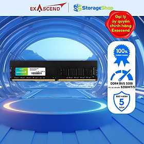 Ram PC Exascend Essential-X 16GB DDR4 bus 3200 Hàng chính hãng