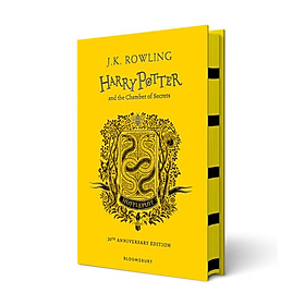 Harry Potter Part 2: Harry Potter And The Chamber Of Secrets (Hardback) Hufflepuff Edition (Harry Potter và Phòng chứa bí mật) (English Book)