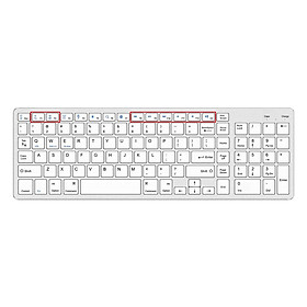 Compact Bluetooth Wireless Keyboard Slim Flat Quiet 90% Less Noise with Numeric Keypad for Windows iOS Android Mobile Phones PC Desktop Notebook