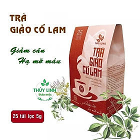 Combo 05 túi Trà Giảo cổ lam Thái Hưng giảm cân, hạ mỡ máu 25 túi lọc x 5g