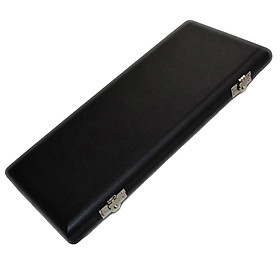Black PU Leather Oboe Reed Case Box for 20 Reeds Woodwind Instrument Parts