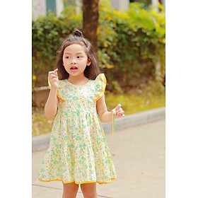 Đầm hoa mùa hè cho bé gái size 10-30kg hàng thiết kế cao cấp