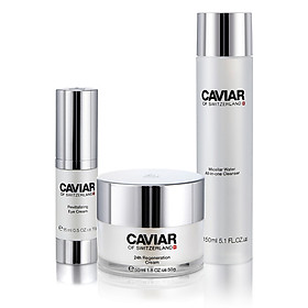 Bộ 3 dược mỹ phẩm chăm sóc da chống lão hóa Caviar of Switzerland