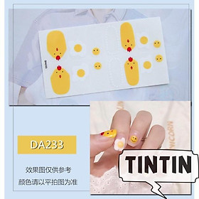 14 nhãn dán trang trí móng tay chống thấm nước phong cách Hàn Quốc TINTIN NAIL04